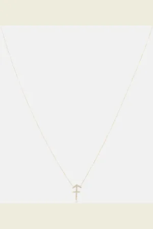 PERSÉE PersÃ©e Sagittarius 18kt gold necklace with diamonds
