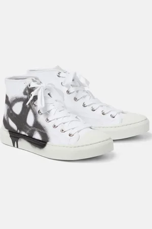 Vivienne Westwood Plimsoll printed high-top sneakers