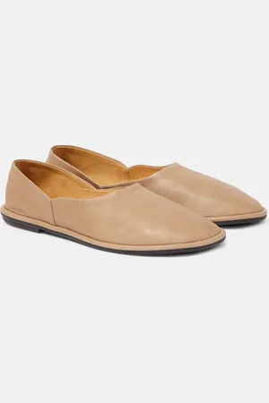 The Row Canal leather flats