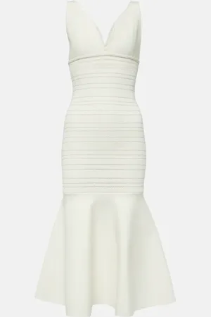 Victoria Beckham Jersey midi dress