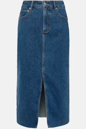 VERONICA BEARD Victoria denim midi skirt