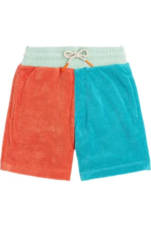 Scotch&Soda Colorblocked cotton-blend shorts