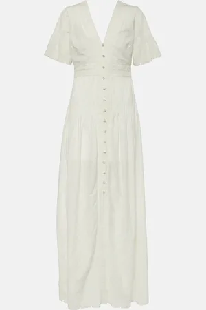 VERONICA BEARD Arushi embroidered cotton maxi dress