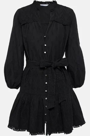 VERONICA BEARD Chrisjen embroidered cotton minidress