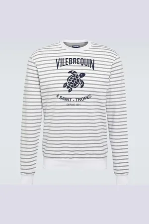 Vilebrequin Jorasses striped cotton-blend sweatshirt