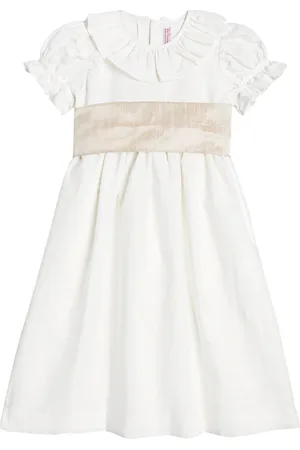 La Coqueta Vega Ceremony linen and cotton dress
