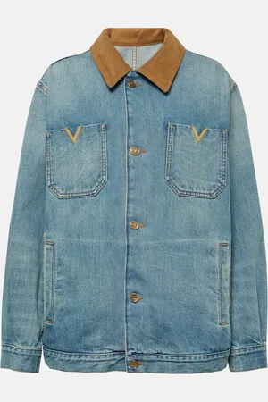 Barocco Classic Denim Jacket Blue