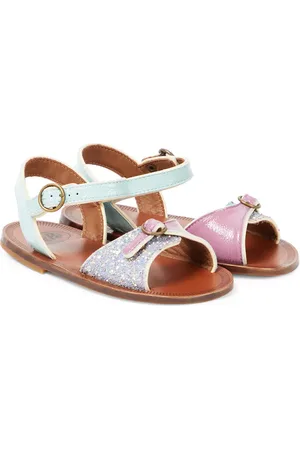 PèPè PÃ¨PÃ¨ Glitter leather sandals