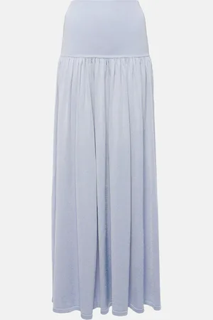 ZIMMERMANN Natura Metallic maxi skirt
