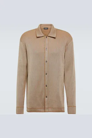 Ermenegildo Zegna Cotton and silk jacquard shirt