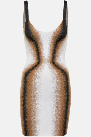 Y / PROJECT Printed knit minidress