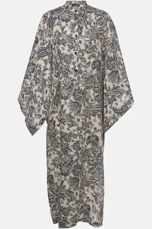 Loro Piana Printed linen kaftan