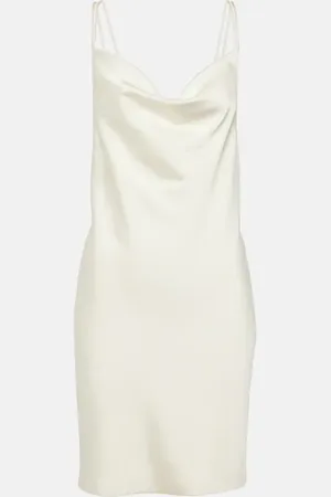 ROTATE Satin slip dress