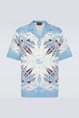 Gucci Bandana cotton bowling shirt