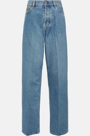Gucci Low-rise wide-leg jeans