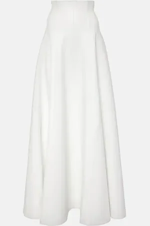 Norma Kamali Grace faux leather maxi skirt