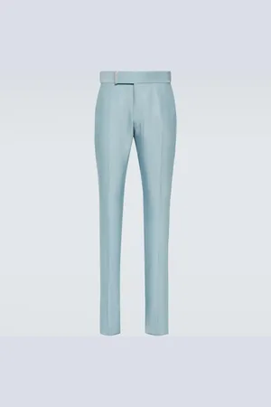 Tom Ford Atticus II silk twill suit pants