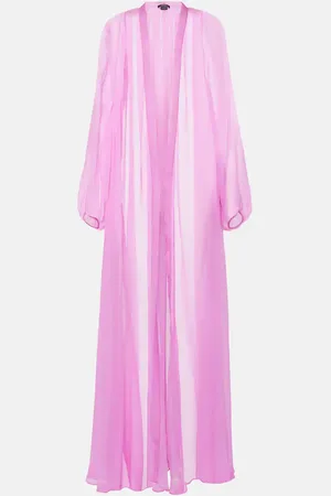 Max Mara Medicea silk chiffon robe