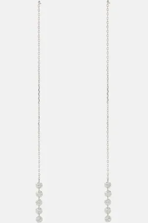 PERSÉE PersÃ©e DanaÃ© 18kt white gold drop earrings with diamonds