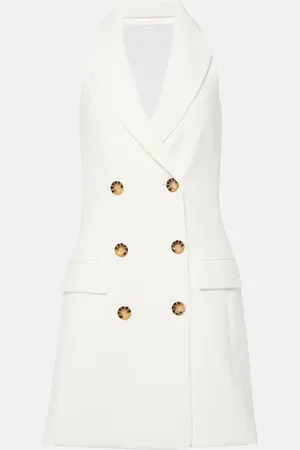 VERONICA BEARD Claridge cotton-blend blazer dress