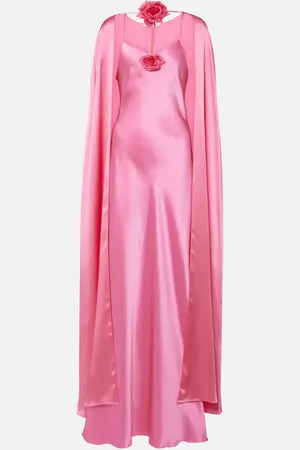 RODARTE Caped silk gown