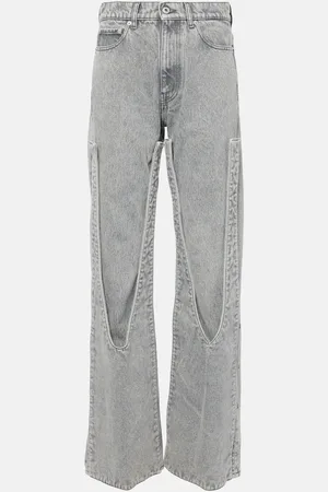 Y / PROJECT Snap Off Chap straight jeans