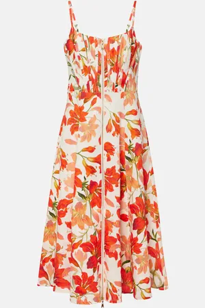ZIMMERMANN Tranquillity floral linen midi dress