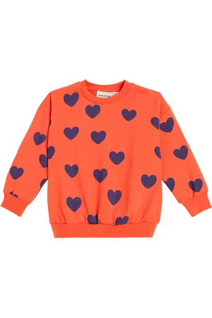 Mini Rodini Hearts printed cotton sweatshirt