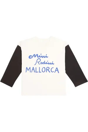 Mini Rodini Mallorca printed cotton jersey top