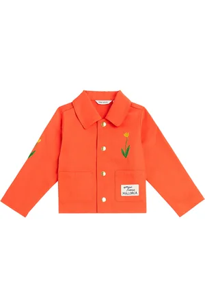 Mini Rodini Mallorca embroidered cotton jacket