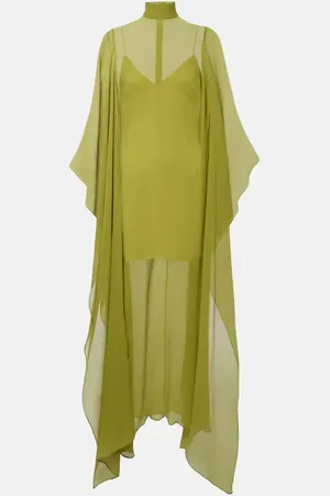 ‎Taller Marmo‎ Lanzarote silk chiffon kaftan