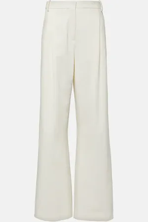 TOVE Liza high-rise cotton wide-leg pants