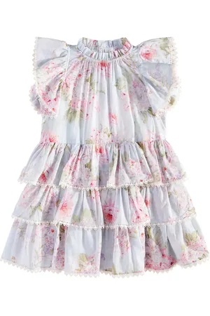 ZIMMERMANN Halliday floral tiered cotton dress