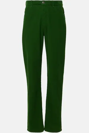 The Row Carlind cotton corduroy straight pants