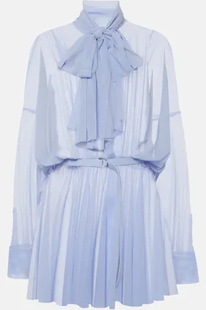 Norma Kamali Tie-detail minidress