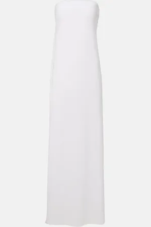Norma Kamali Strapless jersey gown