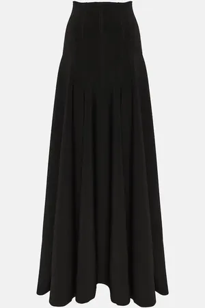 Norma Kamali Grace high-rise jersey maxi skirt