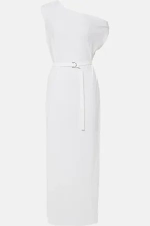 Norma Kamali One-shoulder jersey maxi dress