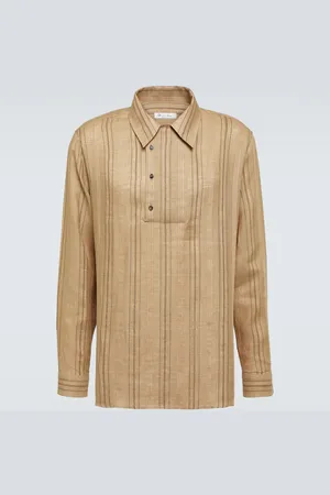 Loro Piana Shinano striped linen shirt