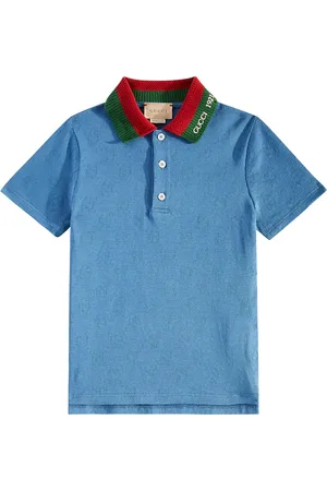 Gucci GG cotton jacquard polo shirt