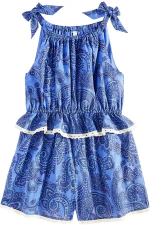 ZIMMERMANN Ottie paisley cotton playsuit