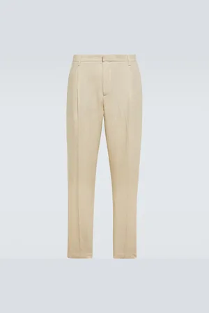 Sunspel Linen straight pants