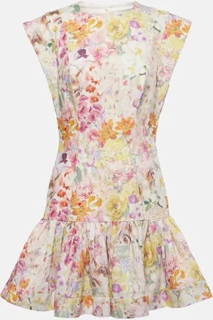 ZIMMERMANN Harmony floral linen minidress