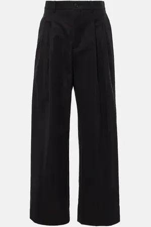WARDROBE.NYC Cotton-blend drill wide-leg pants