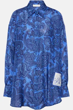 ZIMMERMANN Ottie paisley silk habotai shirt