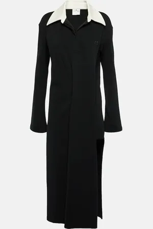 Courrèges CourrÃ¨ges Twist cotton-blend piquÃ© polo dress