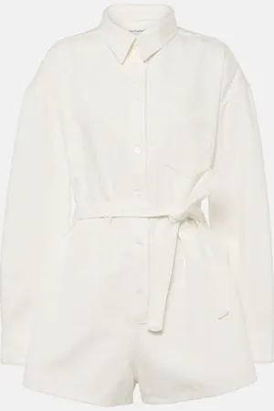 The Frankie Shop Wren denim playsuit