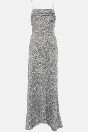 Ganni Sequined slip dress