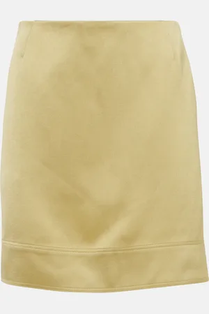 Totême High-rise satin miniskirt