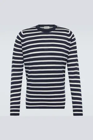 JOHN SMEDLEY Alfred striped wool sweater